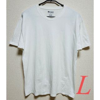 チャンピオン(Champion)の【champion】クルーネックTシャツ(ホワイト)(Tシャツ/カットソー(半袖/袖なし))