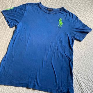 ポロラルフローレン(POLO RALPH LAUREN)の☆POLO ラルフローレン  ビッグポニーＴシャツ青☆サイズL(14~16)(Tシャツ/カットソー)