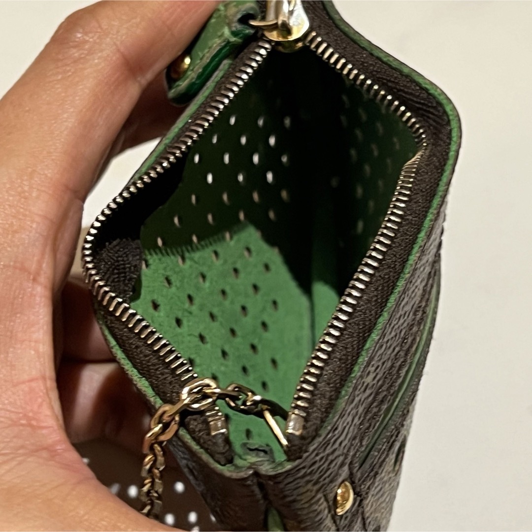 Louis Vuitton モノグラムペルフォ コインケース Louis Vuitton モノグラムペルフォ コインケース