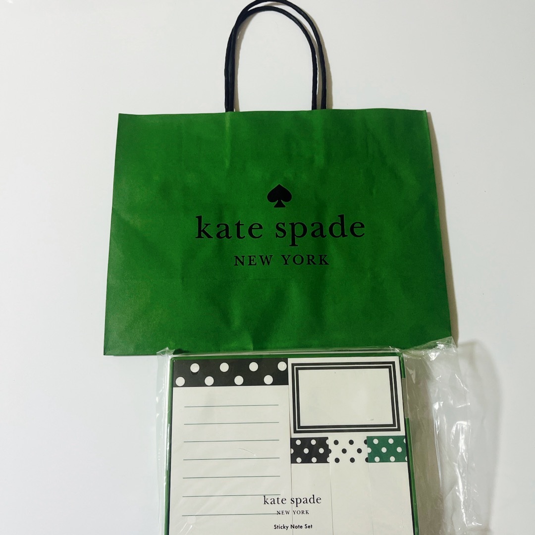 kate spade new york(ケイトスペードニューヨーク)のkate spade ショップ袋 メモ帳 レディースのバッグ(ショップ袋)の商品写真