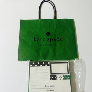 kate spade new york - 【年度末セール】kate spade ショップ袋 メモ帳