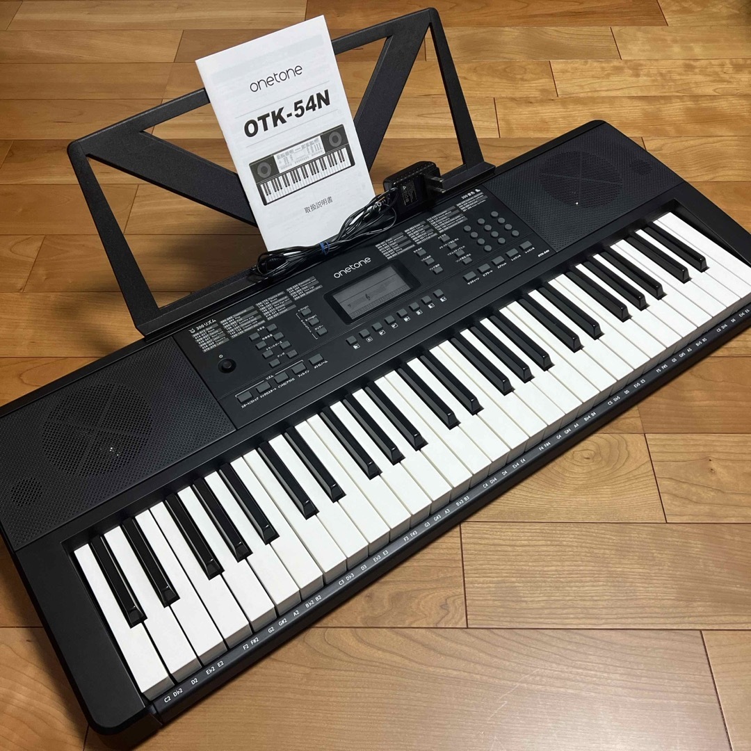 onetone OTK-54N 54鍵 キーボード 電子ピアノ 楽器の鍵盤楽器(キーボード/シンセサイザー)の商品写真