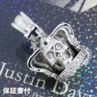 ジャスティンデイビス(Justin Davis)のジャスティンデイビス　レーベルペンダント　高級　希少　G付(ネックレス)