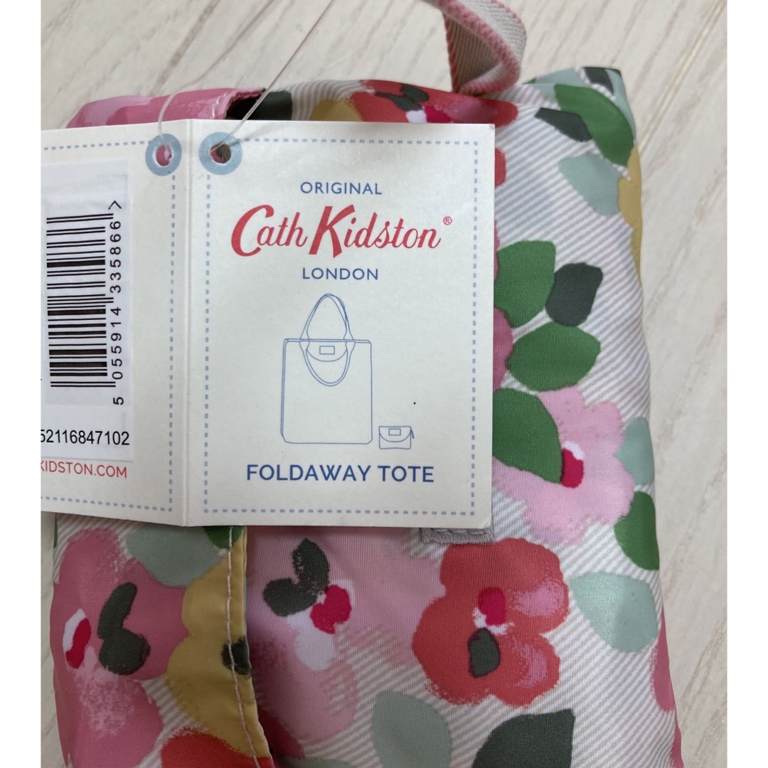 Cath Kidston(キャスキッドソン)のパンジー キャスキッドソン エコバッグ 折りたたみ フォルダウェイ 花 フラワー レディースのバッグ(エコバッグ)の商品写真