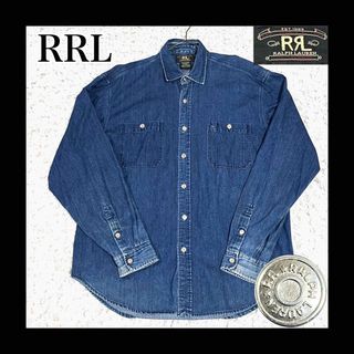 RRL - RRL 90s 三つ星タグ　デニム　ワーク　シャツ　オーバーサイズ　インディゴ