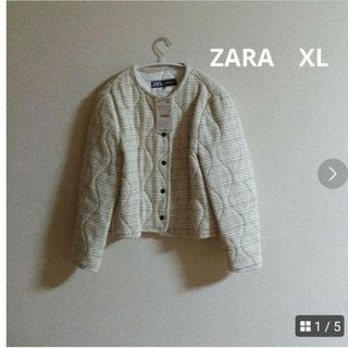 ザラ(ZARA)のZARAジャケットＸL(ノーカラージャケット)