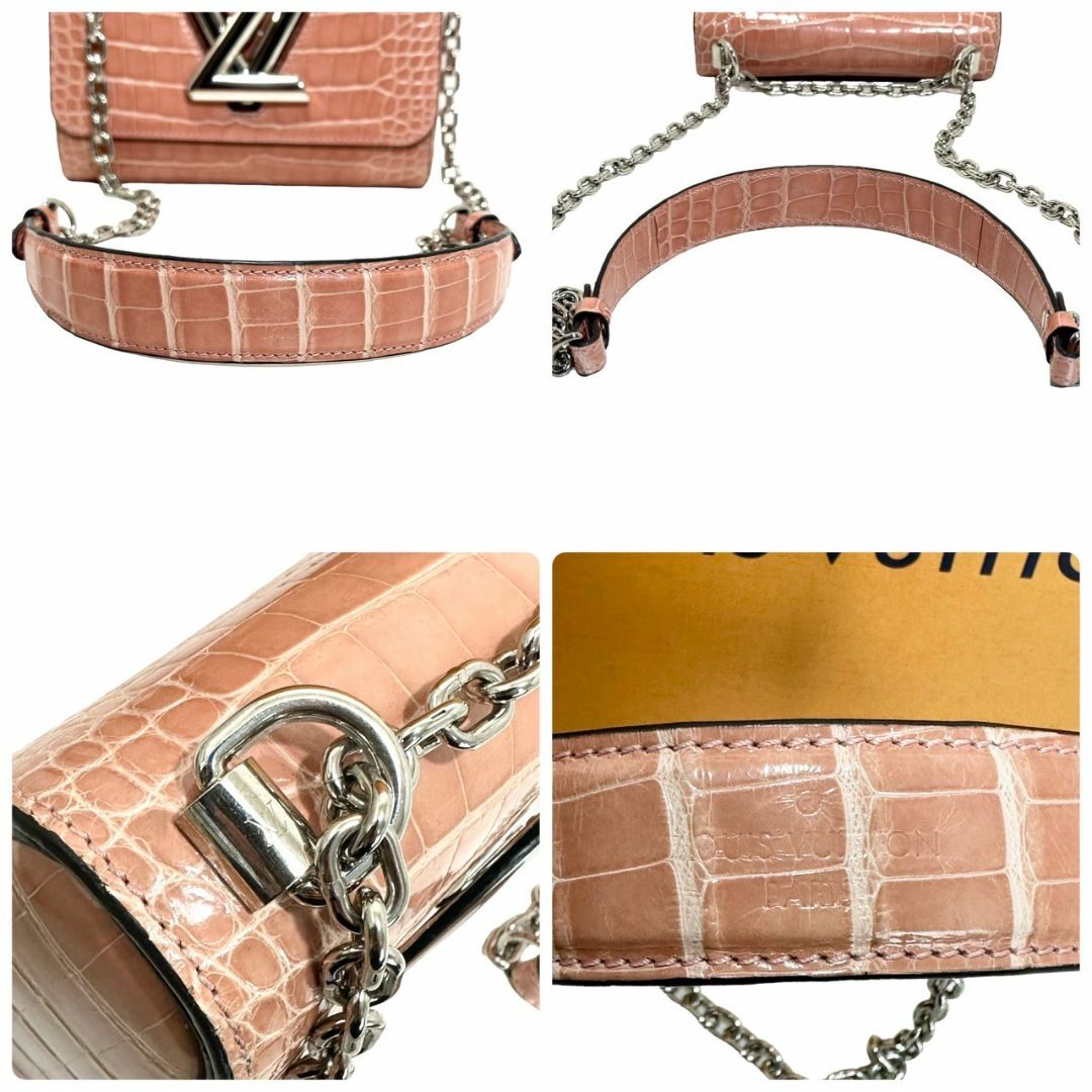 LOUIS VUITTON(ルイヴィトン)の美品☆超激レア☆Louis Vuitton ツイストPM ショルダーバッグ ワニ レディースのバッグ(ショルダーバッグ)の商品写真