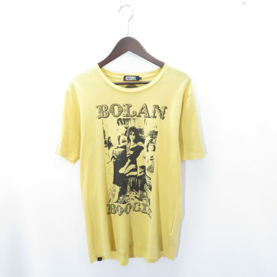 HYSTERIC GLAMOUR(ヒステリックグラマー)のHYSTERIC GAMOUR 09ss T.REX BOLAN BOOGIE  TEE 0292CT05 Size-L  レディースのトップス(Tシャツ(半袖/袖なし))の商品写真