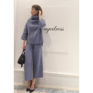 ラウンジドレス(Loungedress)の新品未使用☆ラウンジドレス ニットガウチョパンツ(その他)