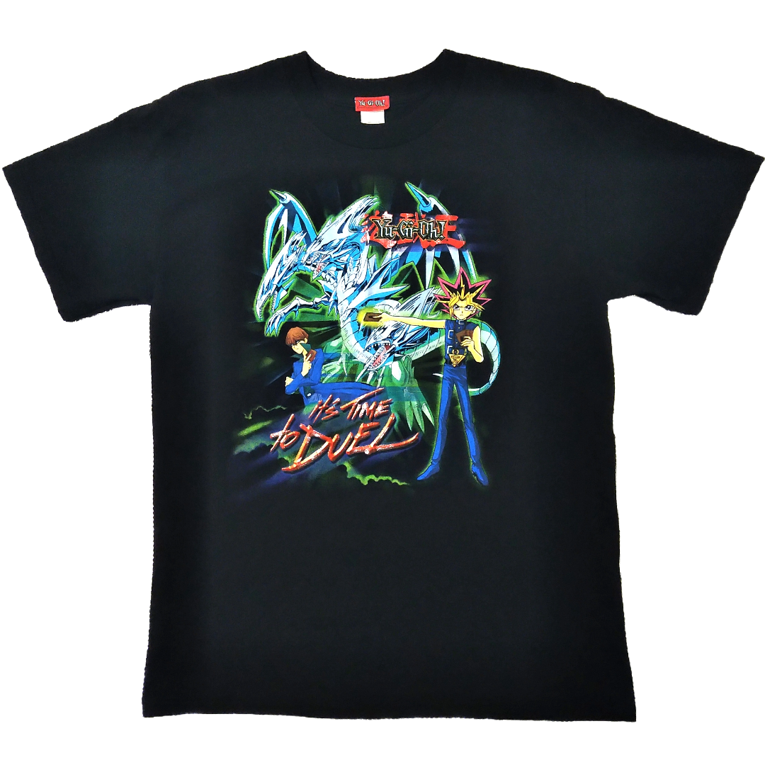 古着　遊戯王　1996　Tシャツ　実寸Mサイズくらい　黒　アニメ　遊☆戯☆王 * | フリマアプリ ラクマ