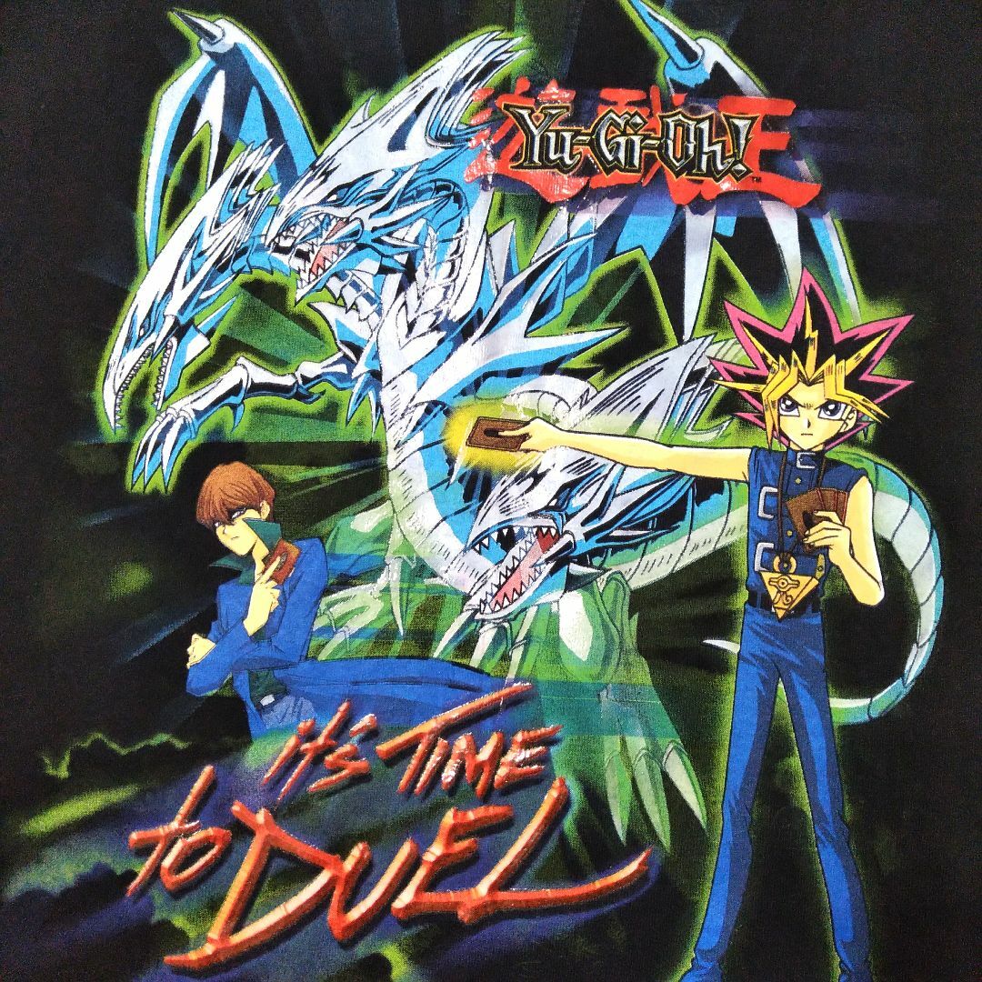 遊戯王 - 古着 遊戯王 1996 Tシャツ 実寸Mサイズくらい 黒 遊戯王 - 古着 遊戯王 1996 Tシャツ 実寸Mサイズくらい 黒