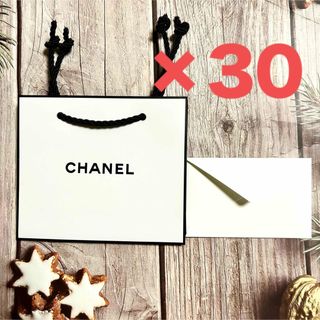 シャネル(CHANEL)のCHANEL  ショッパー 小サイズとメッセージカード ×30セット(ショップ袋)