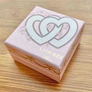 ラデュレ マカロンボックス 空箱 ハート リボン ピンク LADUREE