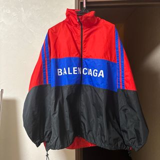 バレンシアガ(Balenciaga)のバレンシアガ　ロゴ　トラックジャケット　ナイロンジャケット(ナイロンジャケット)