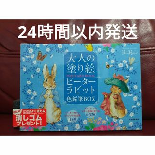 ピーターラビット(PETER RABBIT（TM）)の【匿名配送】大人の塗り絵ピーターラビット色鉛筆BOX(色鉛筆)