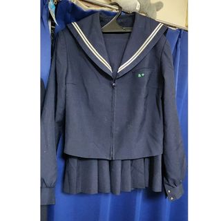 即購入歓迎！ 高校 中学 制服 セーラー 本物 コスプレなどに(衣装一式)