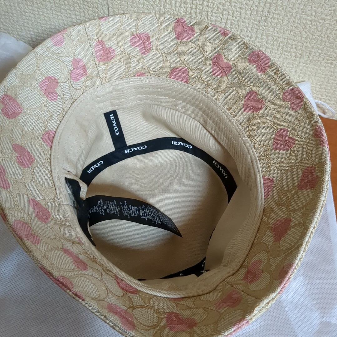 COACH(コーチ)のシグネチャー ハート プリント バケット ハット レディースの帽子(ハット)の商品写真