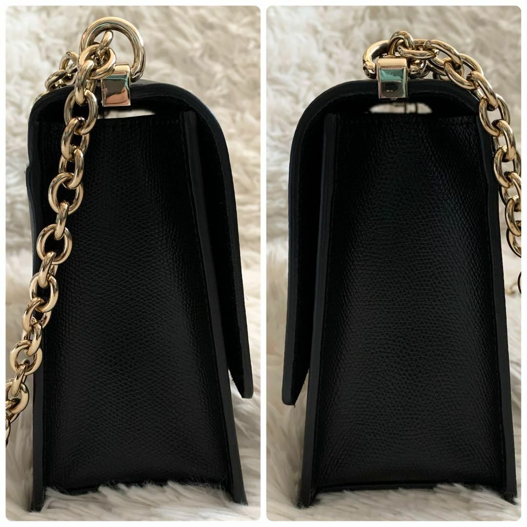 未使用級✨フルラ ショルダーバッグ 2way レザー アーチロゴ ターンロック 未使用級✨フルラ ショルダーバッグ 2way レザー アーチロゴ ターンロック