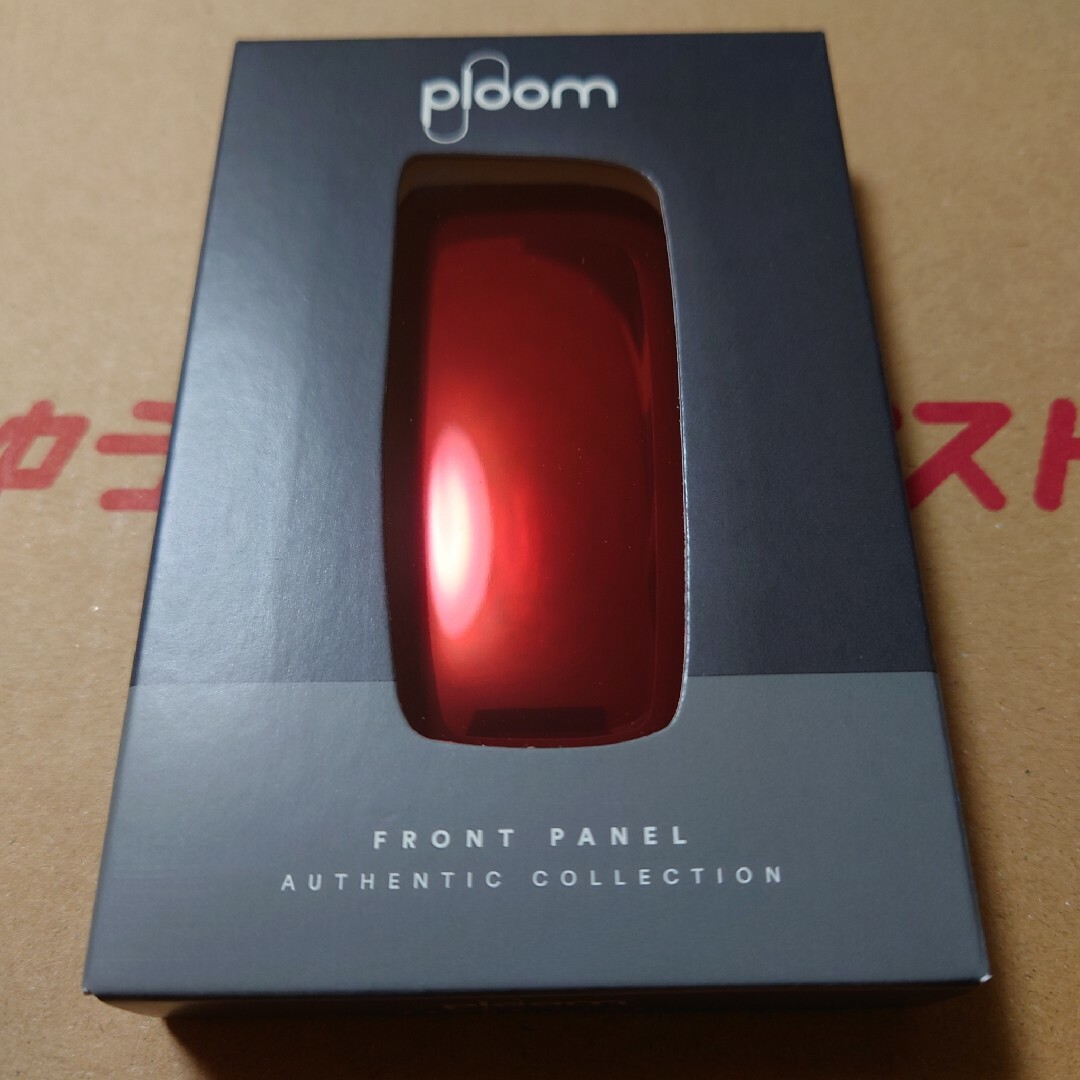 PloomTECH(プルームテック)のプルームエックス フロントパネル ラヴァレッド 新品 未開封 メンズのファッション小物(タバコグッズ)の商品写真