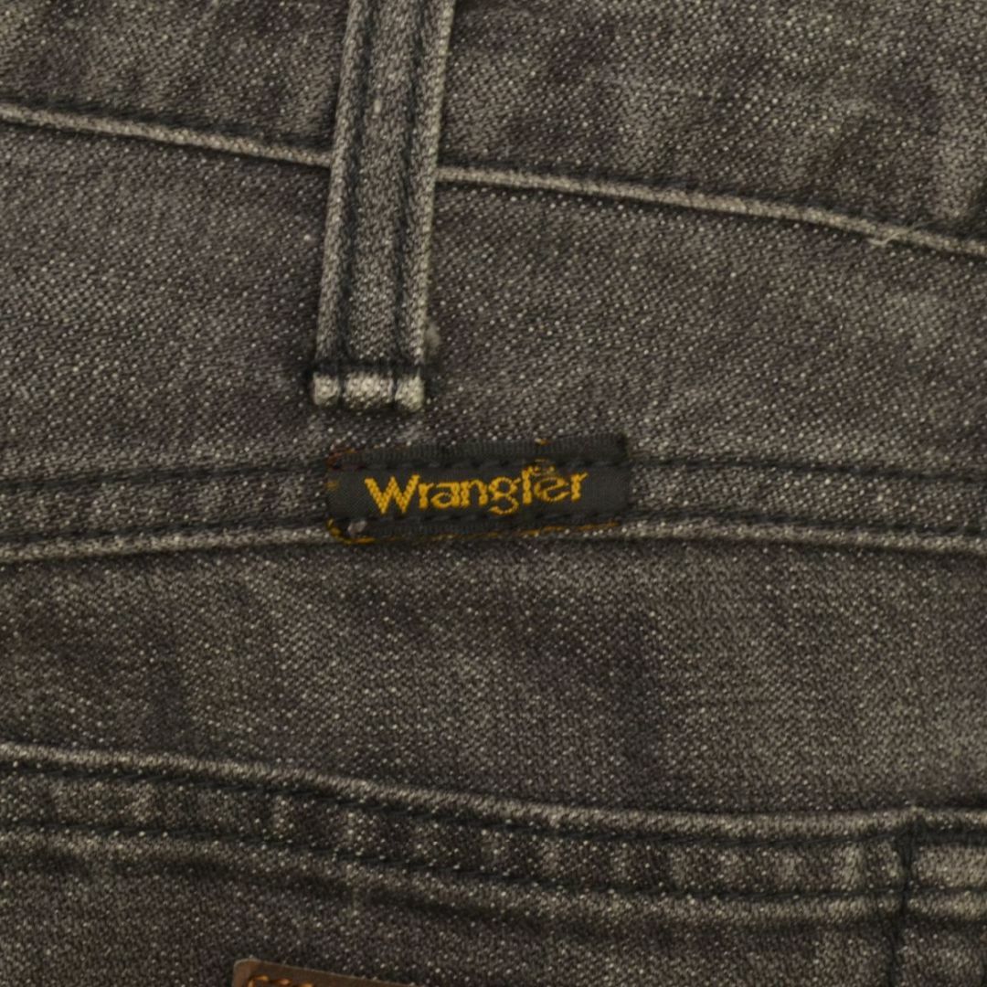 Wrangler(ラングラー)の【WRANGLER】W0377 ブーツカット ブラックデニムパンツ メンズのパンツ(デニム/ジーンズ)の商品写真