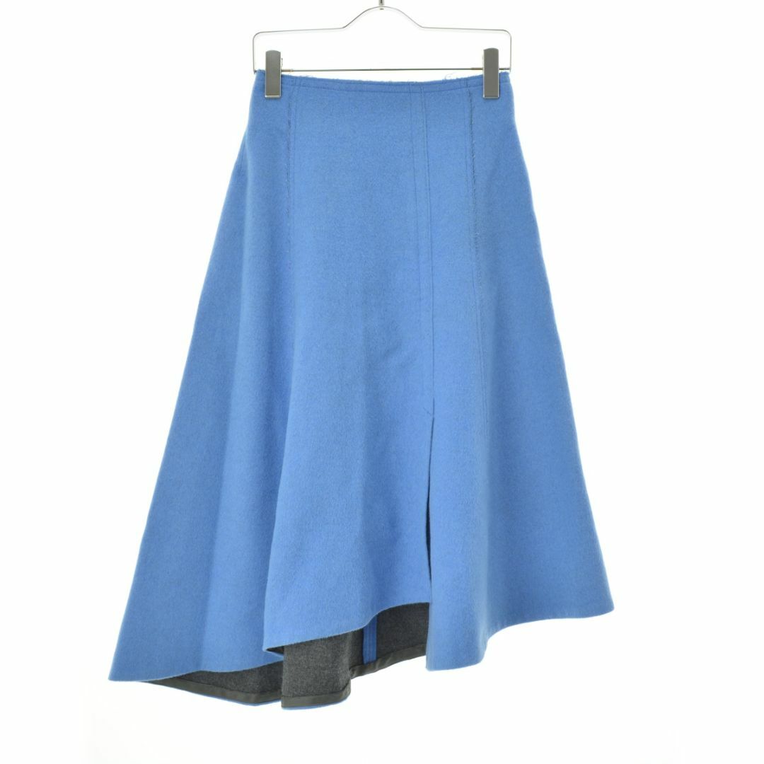 DES PRES(デプレ)の【DESPRES】ウールナイロン アシンメトリーフレアスカート レディースのスカート(ひざ丈スカート)の商品写真