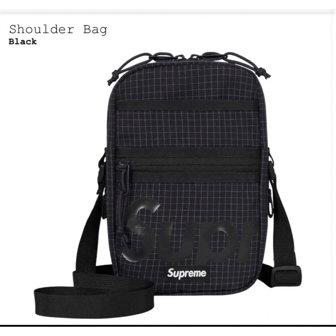 24ss Supreme 甘辛く Shoulder Bag Black 黒 24ss Supreme 甘辛く Shoulder Bag Black 黒