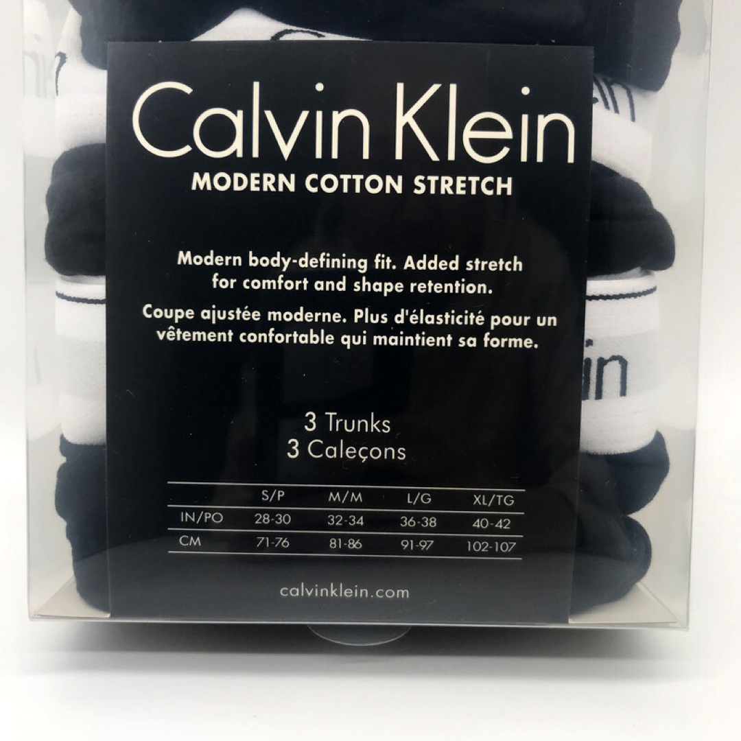 Calvin Klein(カルバンクライン)のCALVIN KLEINカルバンクライン コットンボクサーパンツ Mサイズ メンズのアンダーウェア(ボクサーパンツ)の商品写真