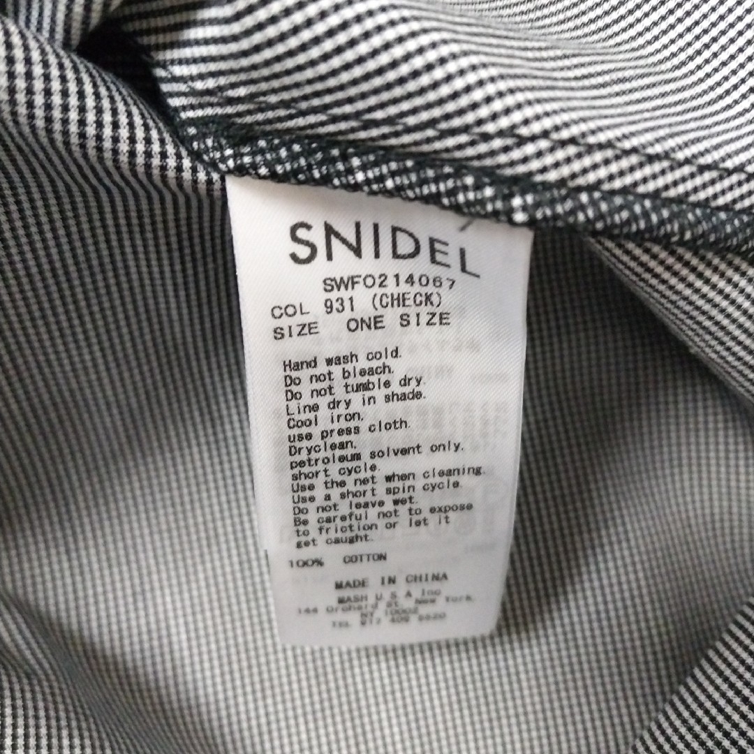 SNIDEL(スナイデル)のエンブロイダリーミニワンピース　スナイデル　新木優子着用 レディースのワンピース(その他)の商品写真