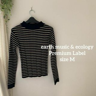 アースミュージックアンドエコロジー(earth music & ecology)の中古　美品　アースミュージックアンドエコロジー　ハイネック　ニット　Mサイズ(ニット/セーター)