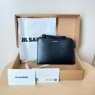 ジルサンダー(Jil Sander)のジルサンダー GIRO ジロ エンベロープ コインパース ブラック (新品)(コインケース)