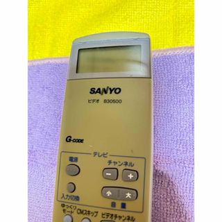 サンヨー(SANYO)のSANYO ビデオ B30500 リモコン(その他)