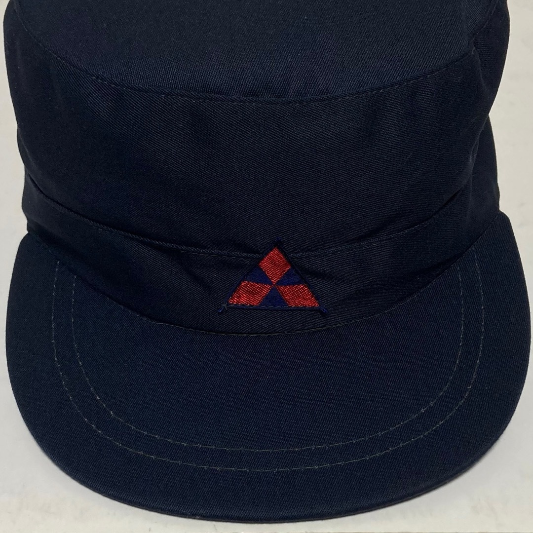 三菱(ミツビシ)の三菱 作業帽 略帽 当時物 美品 貴重 企業物 MITSUBISHI ビンテージ メンズの帽子(キャップ)の商品写真