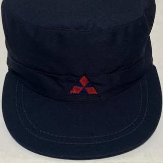 ミツビシ(三菱)の三菱 作業帽 略帽 当時物 美品 貴重 企業物 MITSUBISHI ビンテージ(キャップ)