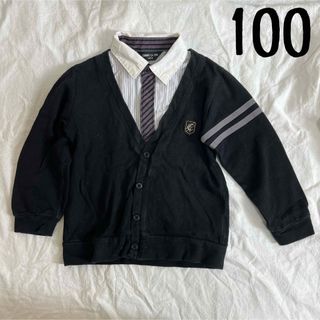 COMME CA ISM - コムサイズム　襟付きカーディガン　100