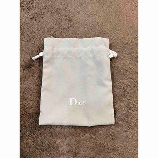 ディオール(Dior)の最終お値下げ！　送料無料　即購入OK Dior ディオール 巾着　グレー　(ポーチ)