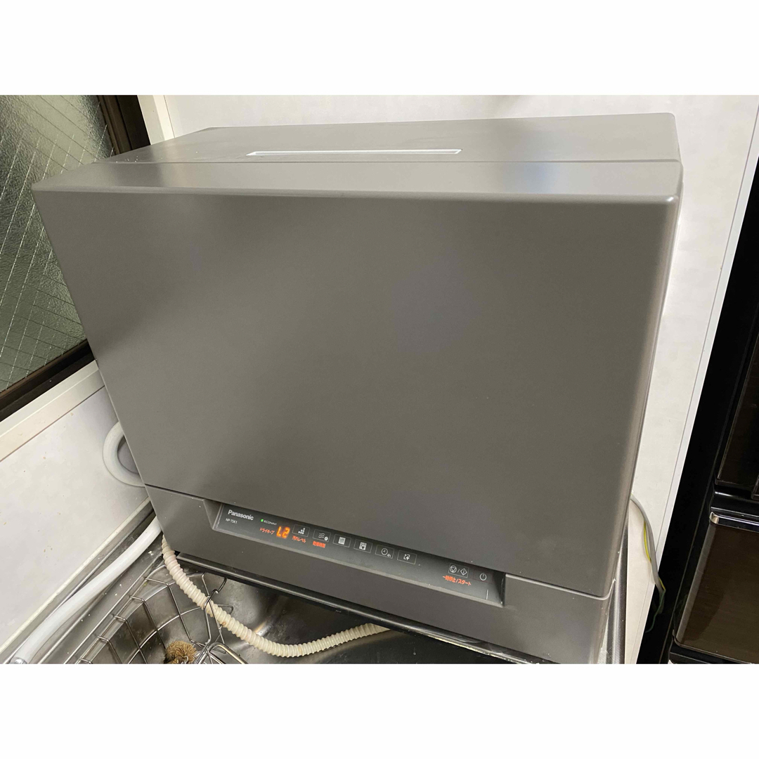 Panasonic(パナソニック)のPanasonic 食器洗い乾燥機 NP-TSK1-H 2/22まで スマホ/家電/カメラの生活家電(食器洗い機/乾燥機)の商品写真