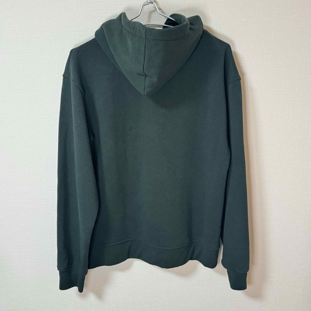 ZARA(ザラ)のZARA PERRIER パーカー　スウェット　M　モスグリーン メンズのトップス(パーカー)の商品写真