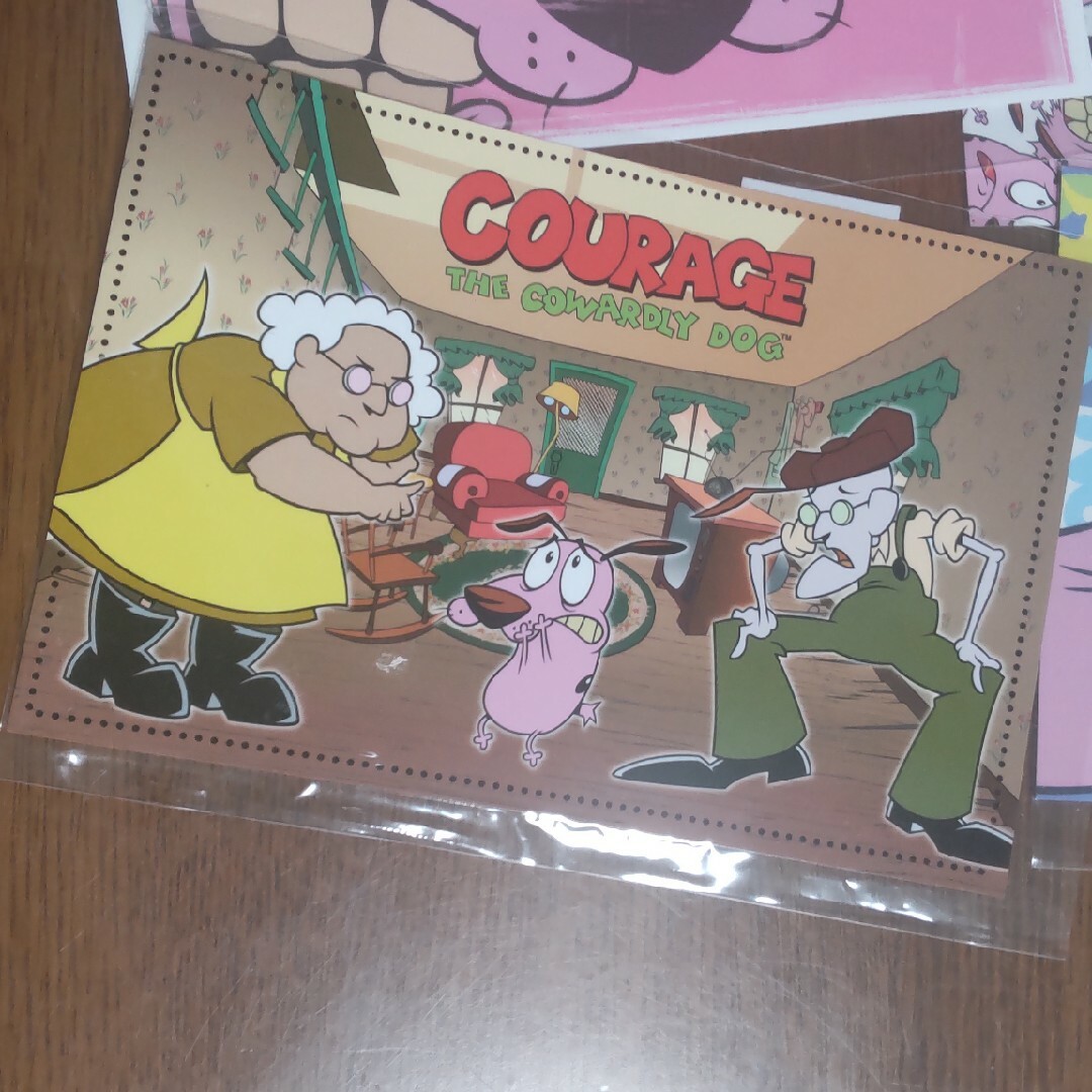 Courage the Cowardly Dog ポストカード４枚 エンタメ/ホビーのおもちゃ/ぬいぐるみ(キャラクターグッズ)の商品写真