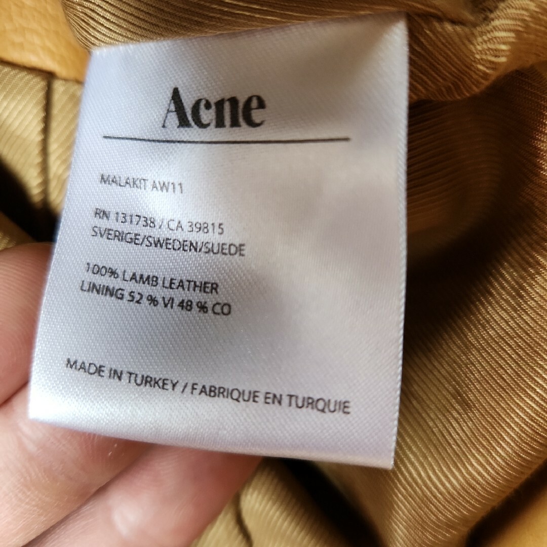 ACNE(アクネ)のレザーミニスカート レディースのスカート(ミニスカート)の商品写真