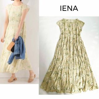 スローブイエナ(SLOBE IENA)のスローブイエナ＊ジャスミンプリントプリーツワンピース　ロング(ロングワンピース/マキシワンピース)