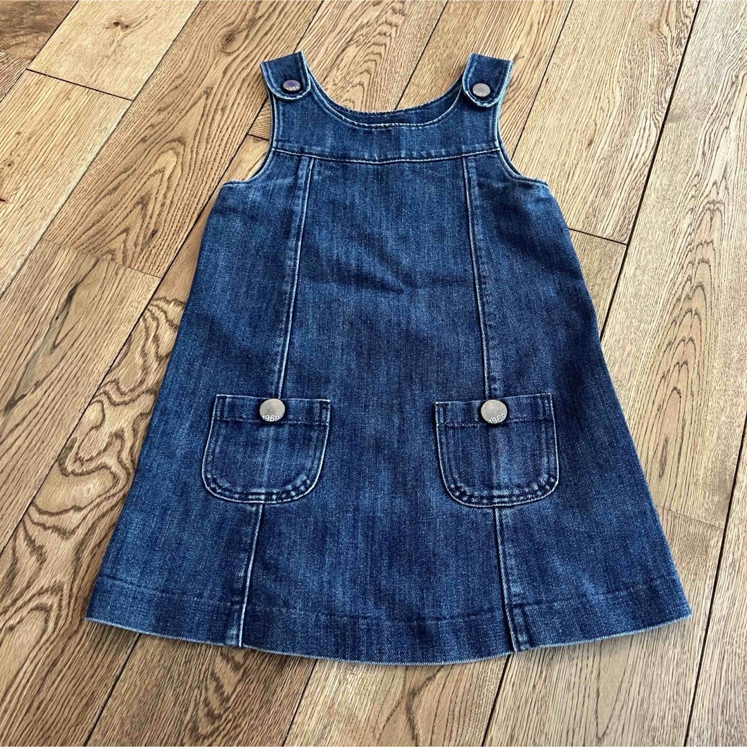 GAP(ギャップ)の☆GAP☆キッズ　子ども服　ジャンバースカート　ジャンスカ　デニムワンピース キッズ/ベビー/マタニティのキッズ服女の子用(90cm~)(ワンピース)の商品写真