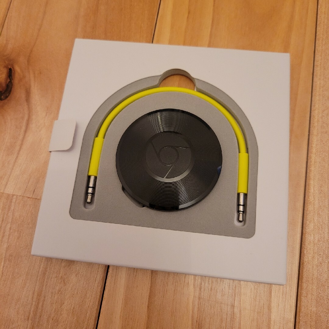 Google(グーグル)のChromecast Audio ほぼ未使用品 スマホ/家電/カメラのオーディオ機器(その他)の商品写真