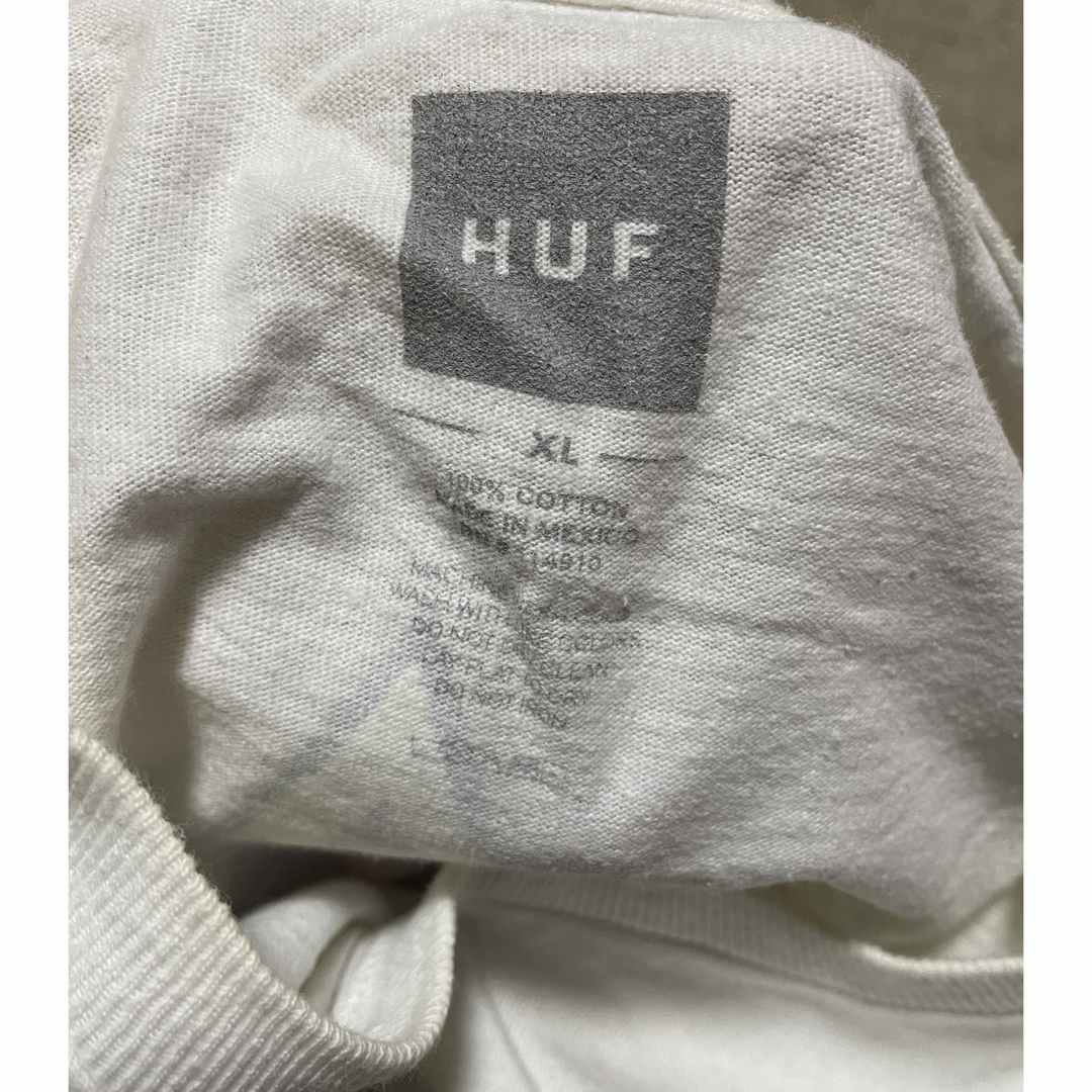 HUF(ハフ)のhuf  ハフ　Tシャツ　半袖　バックプリント　古着 メンズのトップス(Tシャツ/カットソー(半袖/袖なし))の商品写真