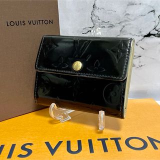 ルイヴィトン(LOUIS VUITTON)のルイヴィトン　モノグラム　ヴェルニ　ラドロー　ブラック×ベージュ(コインケース)