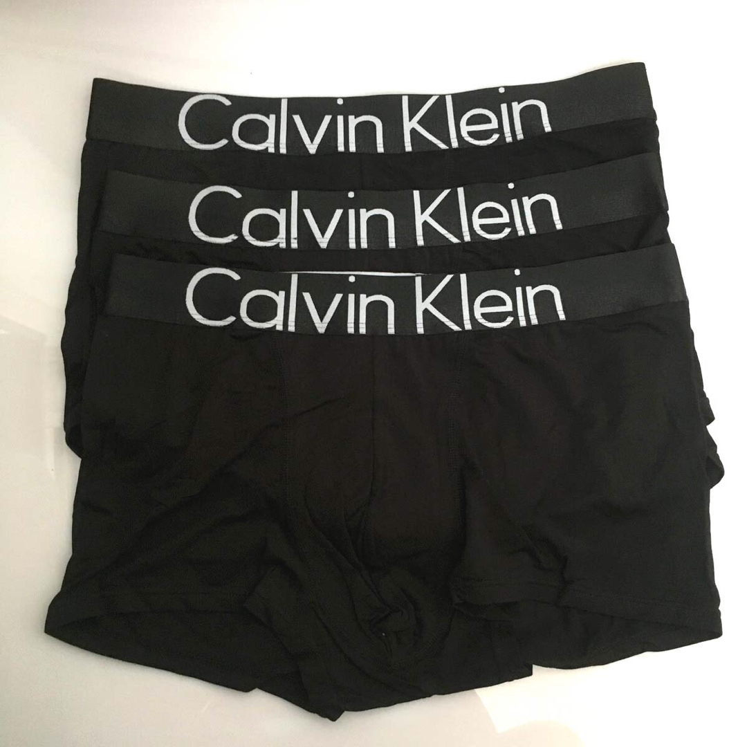 Calvin Klein(カルバンクライン)のカルバンクライン メンズ　ボクサーパンツ　ブラック　L メンズのアンダーウェア(ボクサーパンツ)の商品写真