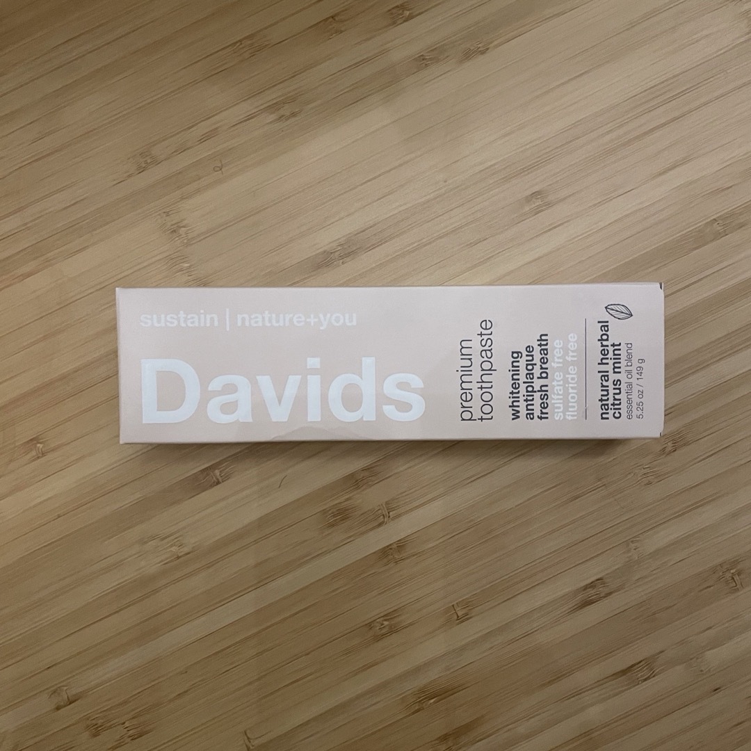 Davids 歯磨き粉  ホワイトニング トゥースペイスト　シトラスミント コスメ/美容のオーラルケア(歯磨き粉)の商品写真