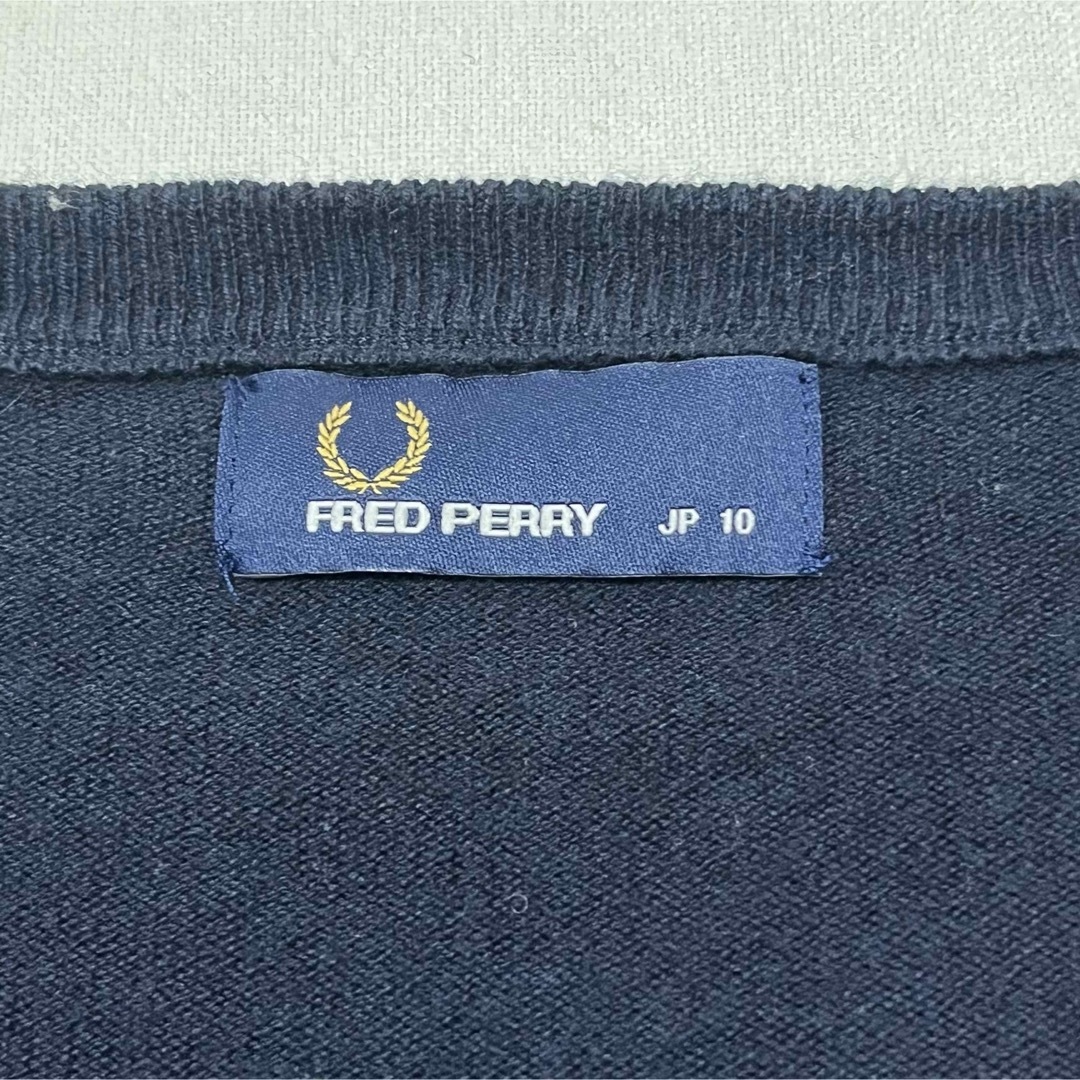 FRED PERRY(フレッドペリー)の【FRED PERRY】 ハイゲージニット カーディガン アーガイルチェック メンズのトップス(カーディガン)の商品写真