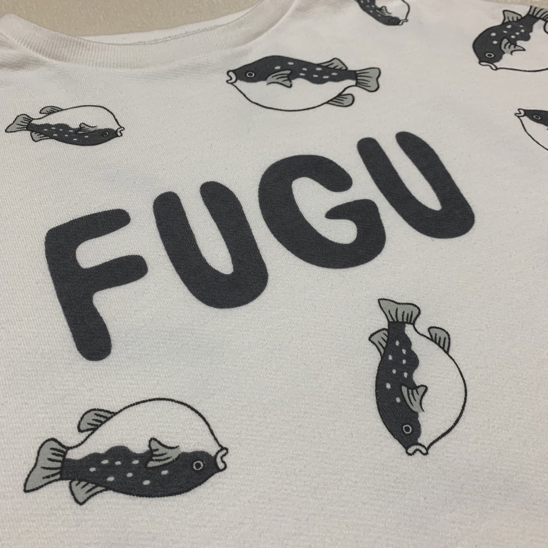 PUNYUS(プニュズ)のPUNYUS プニュズ トレーナー スウェット 総柄 FUGU ふぐ サイズ4 レディースのトップス(トレーナー/スウェット)の商品写真