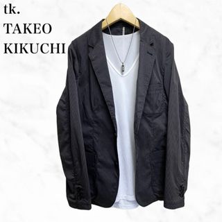 タケオキクチ(TAKEO KIKUCHI)のtk.TAKEO KIKUCHI テーラードジャケット　ストライプジャケット(テーラードジャケット)