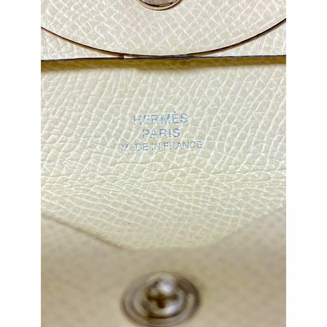 HERMES - 専用 美品 エルメス バスティア コインケース ホワイト